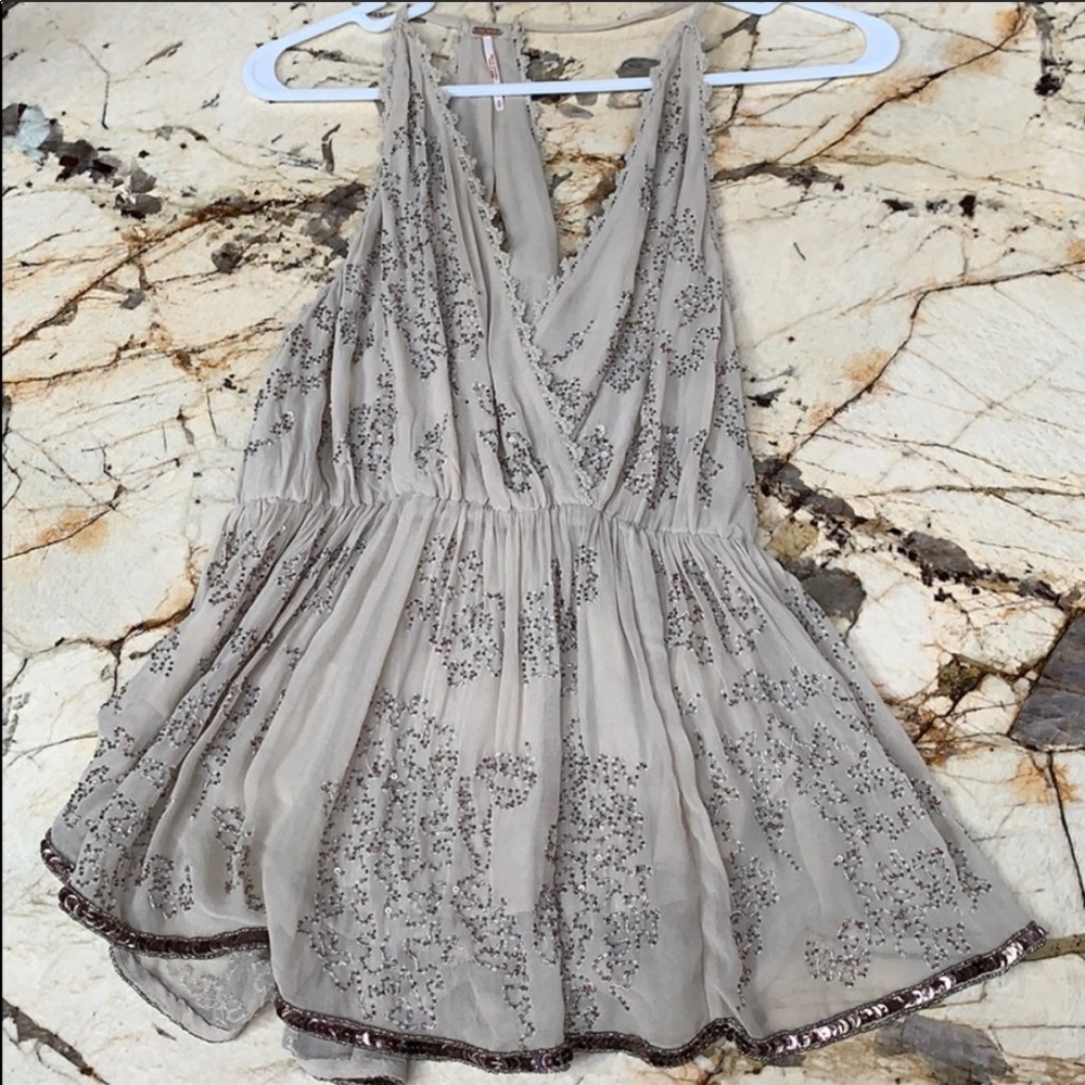 Free People beaded tank